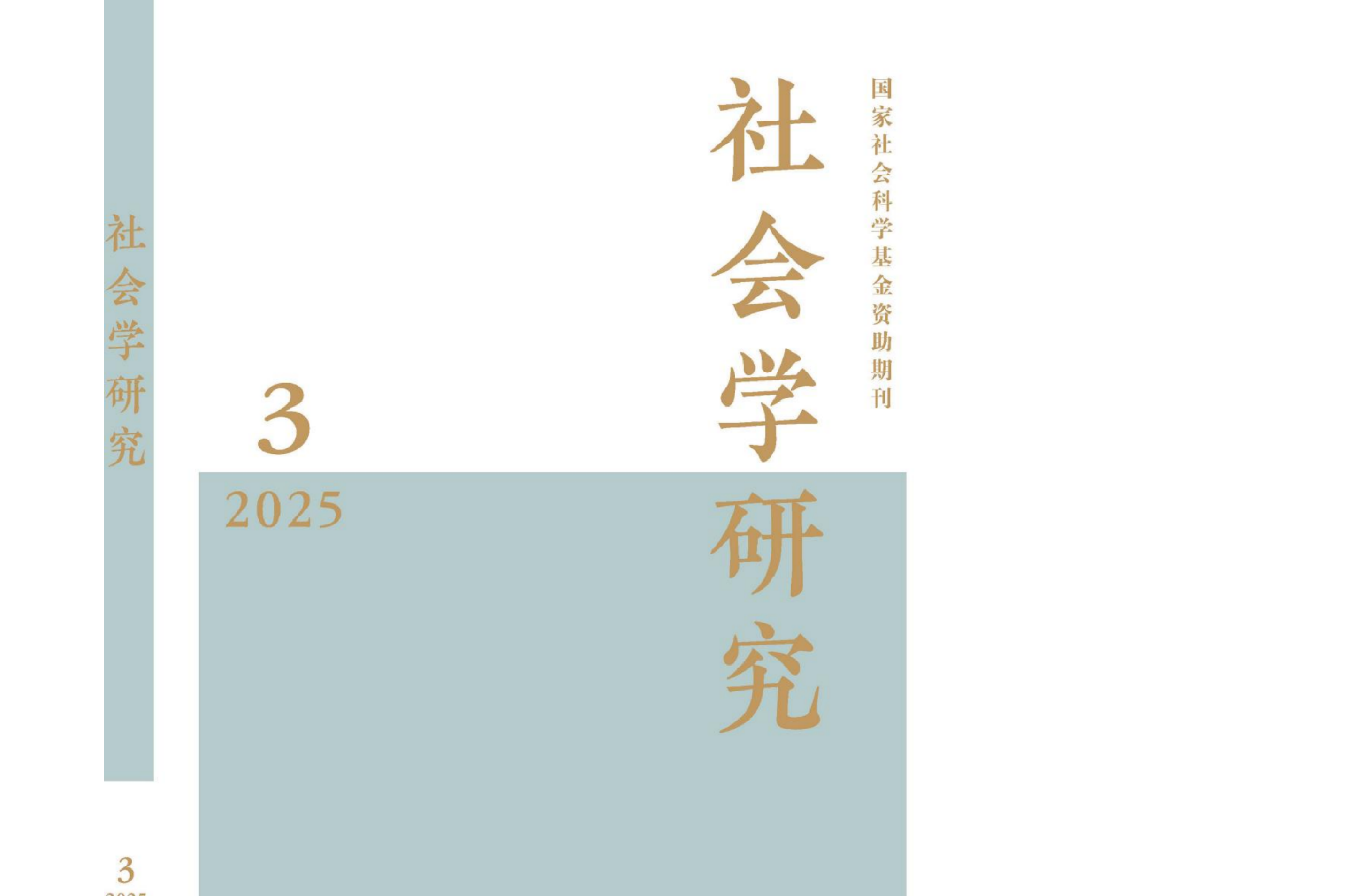 梁波教授团队的论文在国内权威期刊《社会学研究》发表